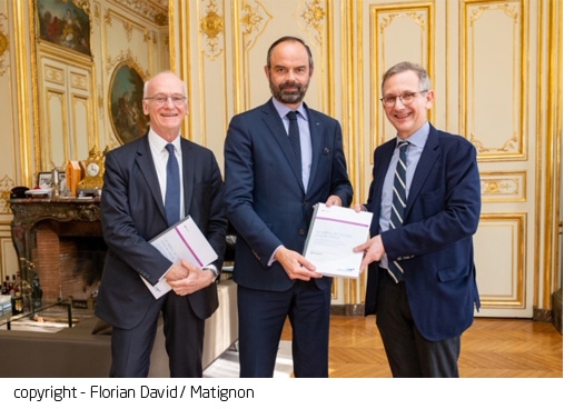 Remise du rapport au Premier ministre Edouard Philippe
